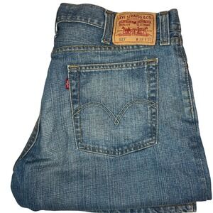 Levi's 527 Slim Bootcut Jeans Men's 38x30 Medium Wash Blue Denim Low Rise